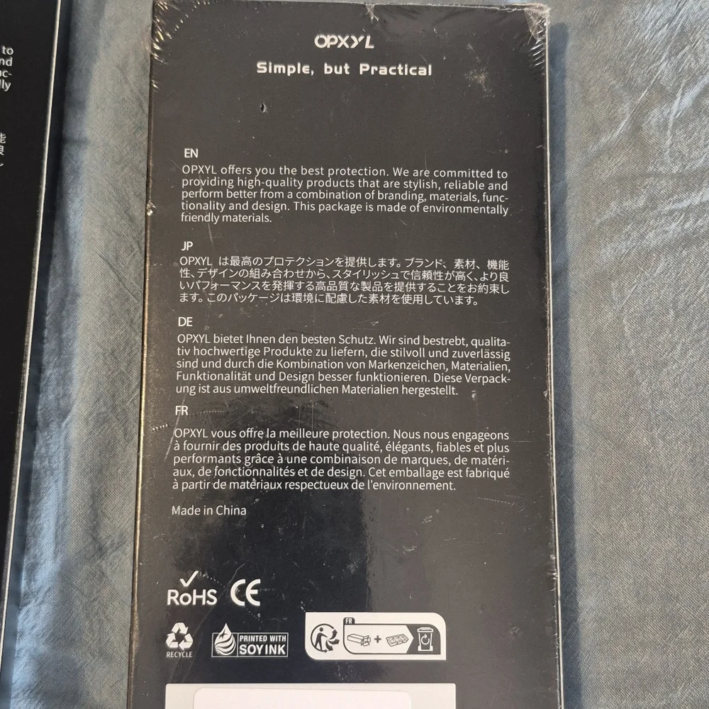 NIB OPXYL 9H+ Glass for iPhone 15 Pro Max Privacy Screen Protector (2 Pack)